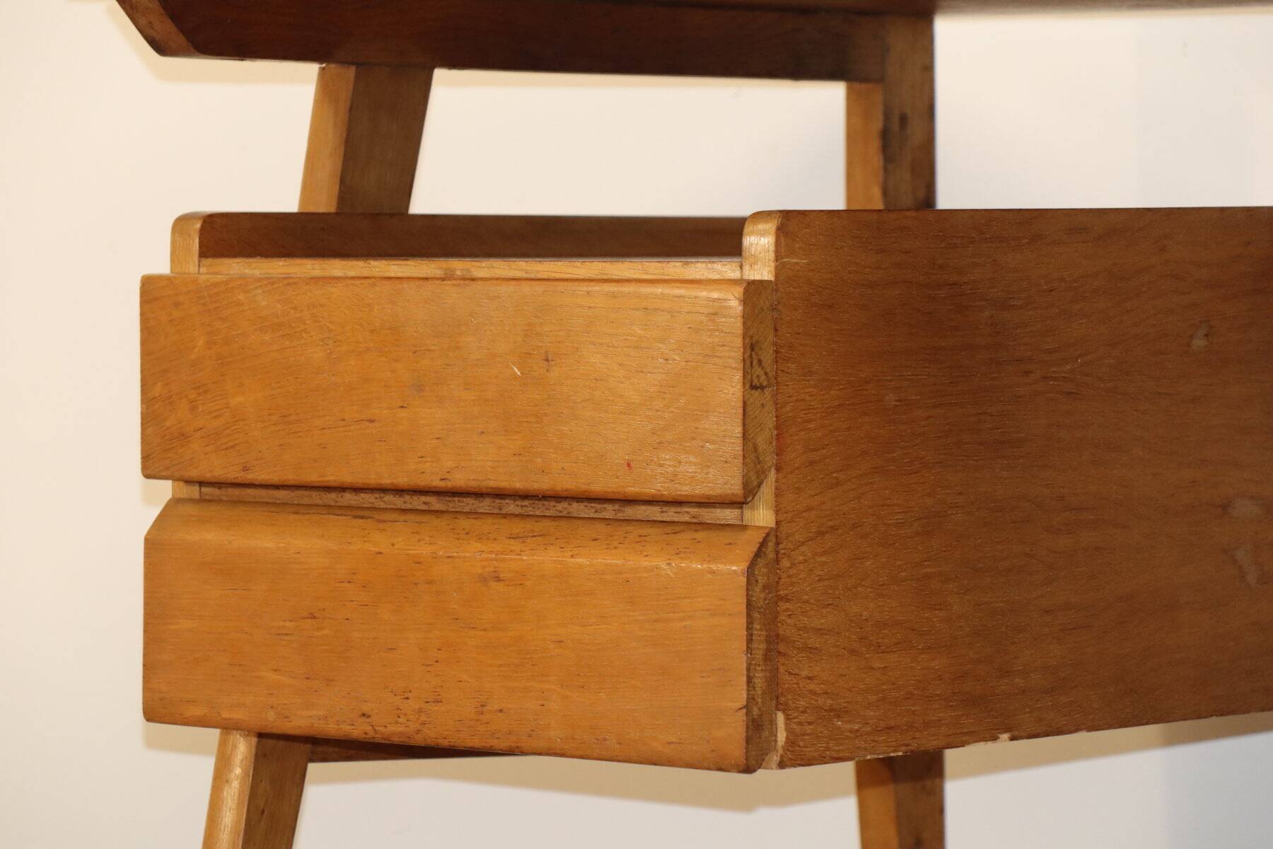Vintage oak desk, 1950s