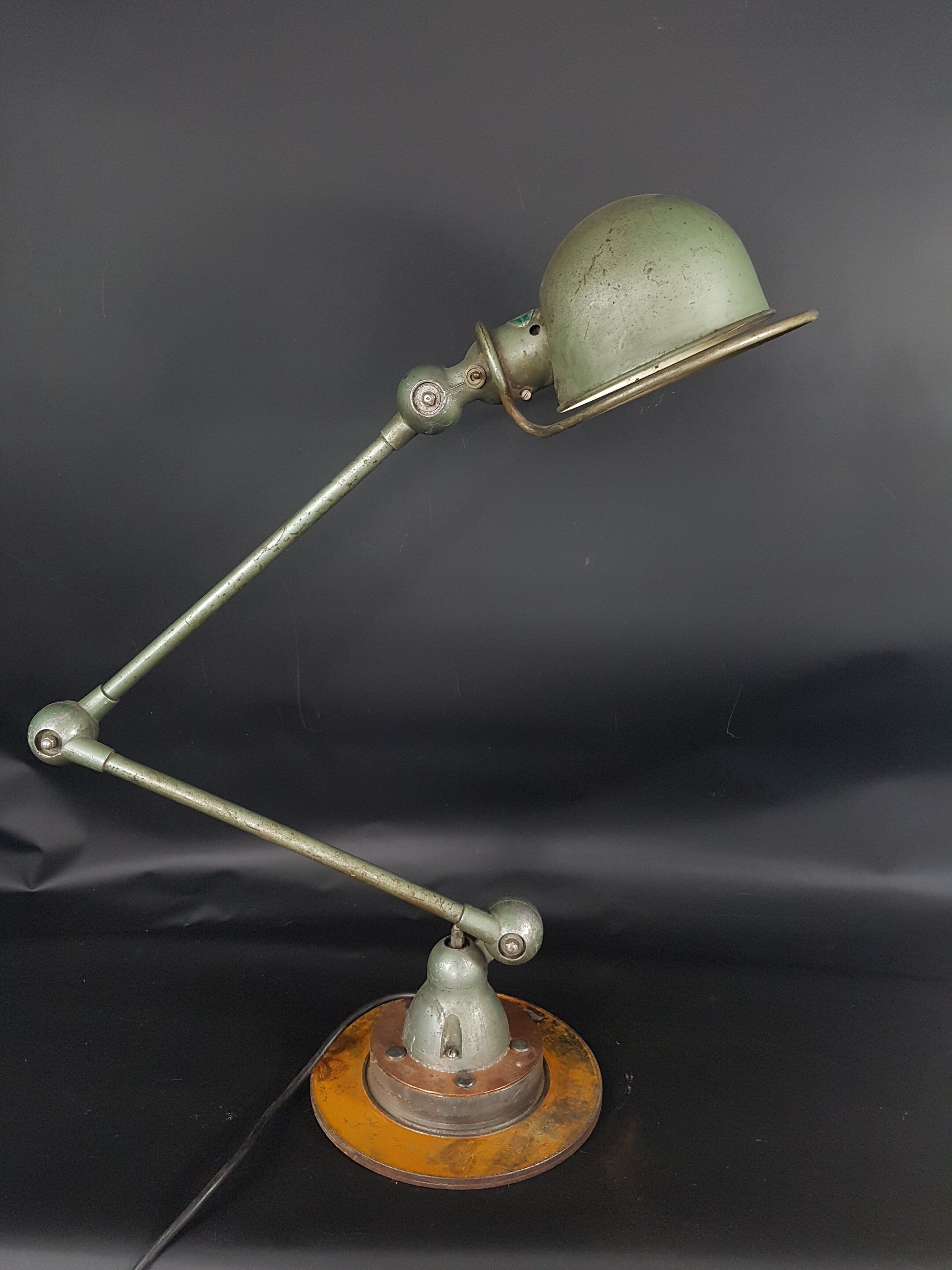 LAMPE D'ATELIER JIELDE 2 BRAS.