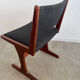Set of 6 old Scandinavian chairs from the 60s, vintage teak