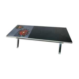 table basse à carreaux