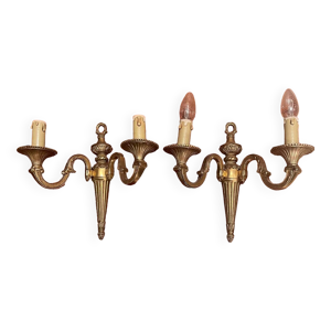 Paire applique bronze - empire