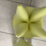 Pair of BUBU XI STARK almond glass stools