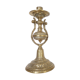 Former pair of gilded bronze candlesticks for boat around 1940