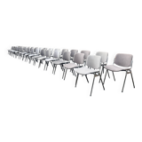 Series of 35 DSC 106 Chair by Giancarlo Piretti for Castelli from the 1970s
