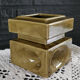 Modernist ceramics 1960s olive green