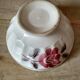 Ceramic bowl with pink flower décor
