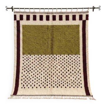 Handmade pure wool rug 150/250 cm