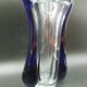 Imposing & massive crystal vase Jaroslav Svoboda Karlov Czech Republic art glass