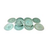 Lot of 10 free-form plates