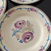 lot de 5 assiettes 1930 signées Marcel Goupy