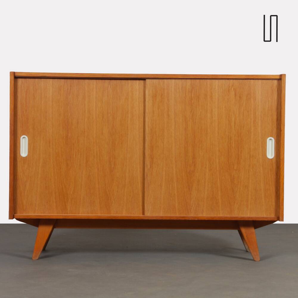 Oak chest of drawers, model U-452, by Jiroutek for Interier Praha, 1960