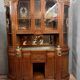 Very Rare Empire Half-Moon Shaped Library Buffet with Putti