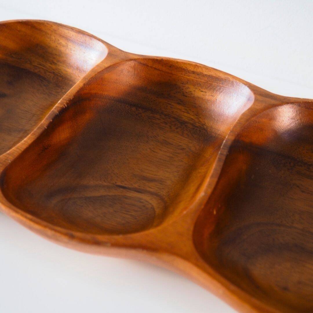 1960S Wooden Serving Dish