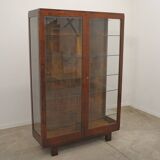 Vitrine fonctionnaliste art deco, années 1930, tchécoslovaquie