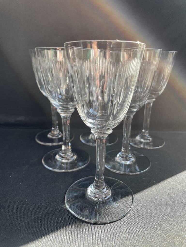 6 Baccarat port glasses Molière service