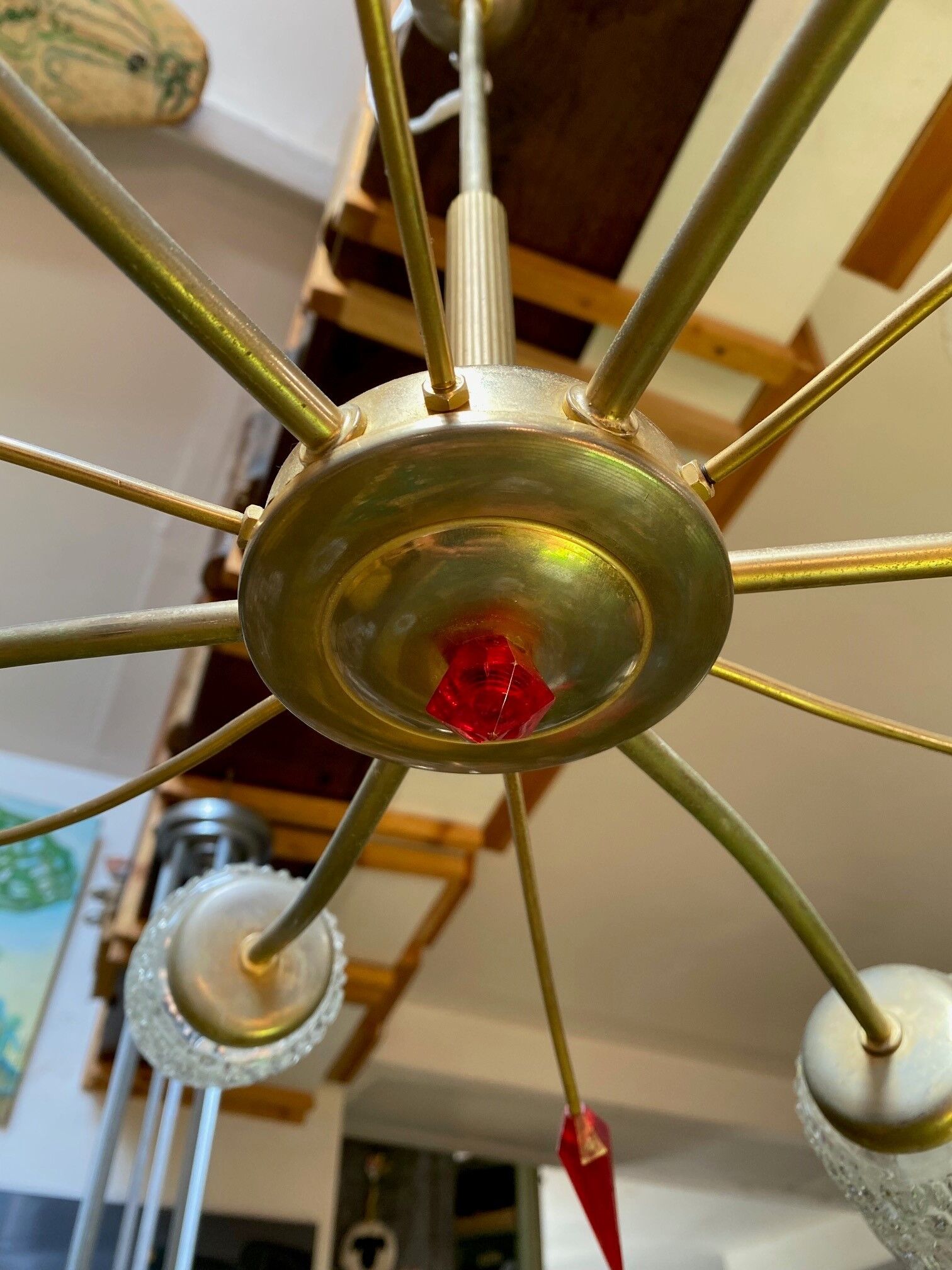 Vintage chandelier 60s 70s