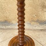 Charles Dudouyt wooden pedestal table