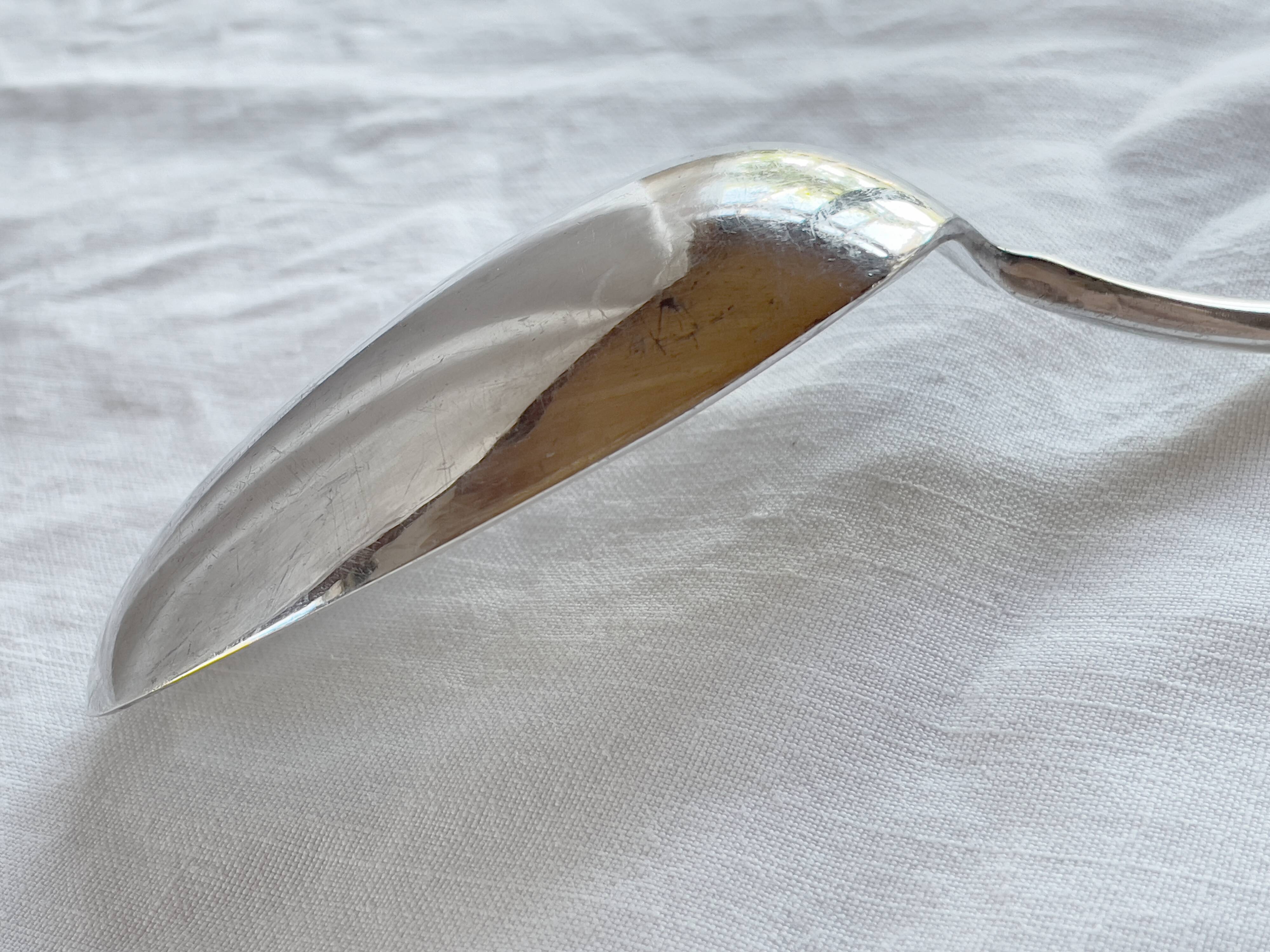 Warriss Sheffield eng 19th century large -32.5 cm- serving spoon