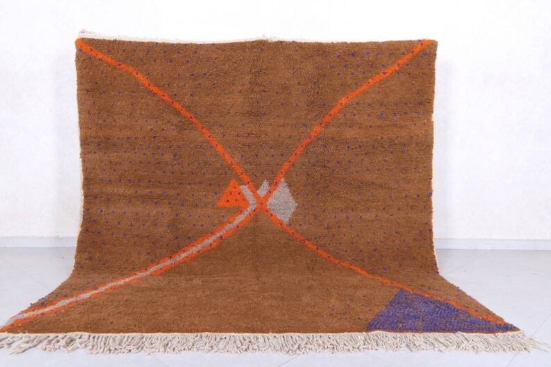 Brown Moroccan rug 150/250cm