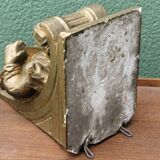 Plaster wall console, grotesque, 19th century