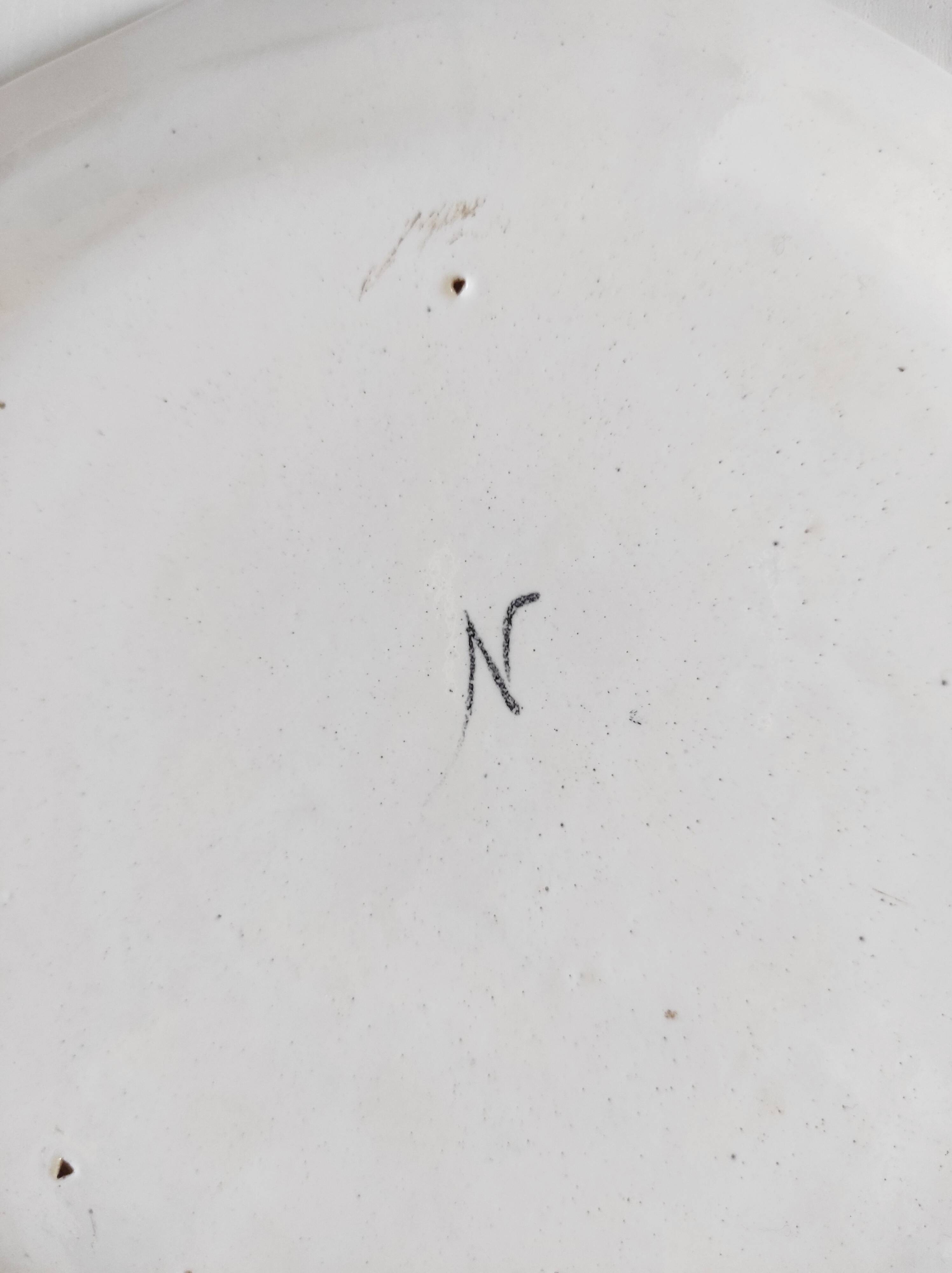Nevers earthenware plate