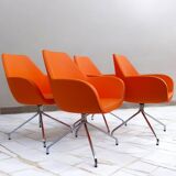 Suite de 4 Fauteuils pop Fan 10H pour Profim designer Piotr Kuchciński