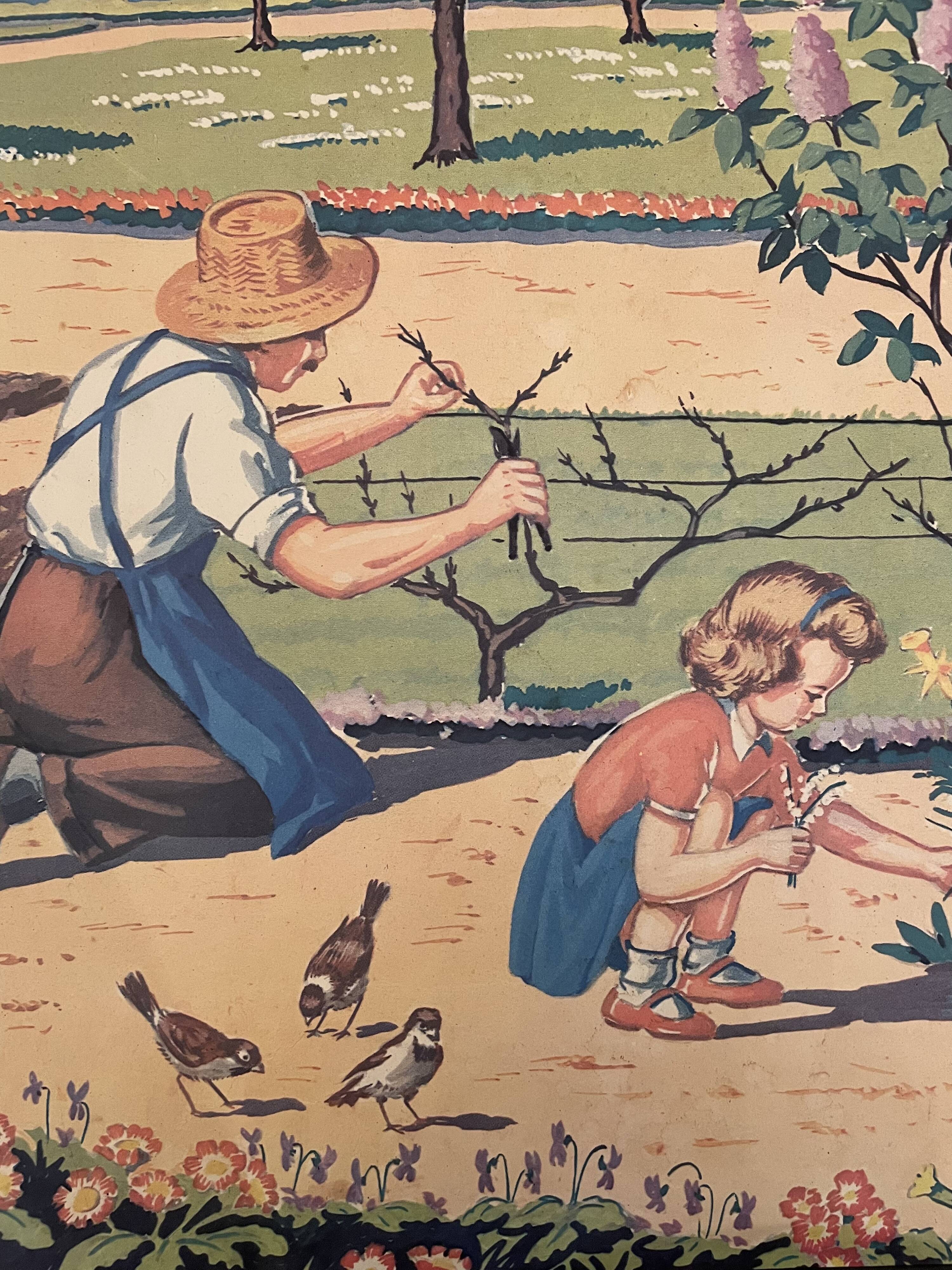 Vintage MDI school poster