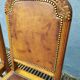 Série de 4 chaises art déco cuir 1925