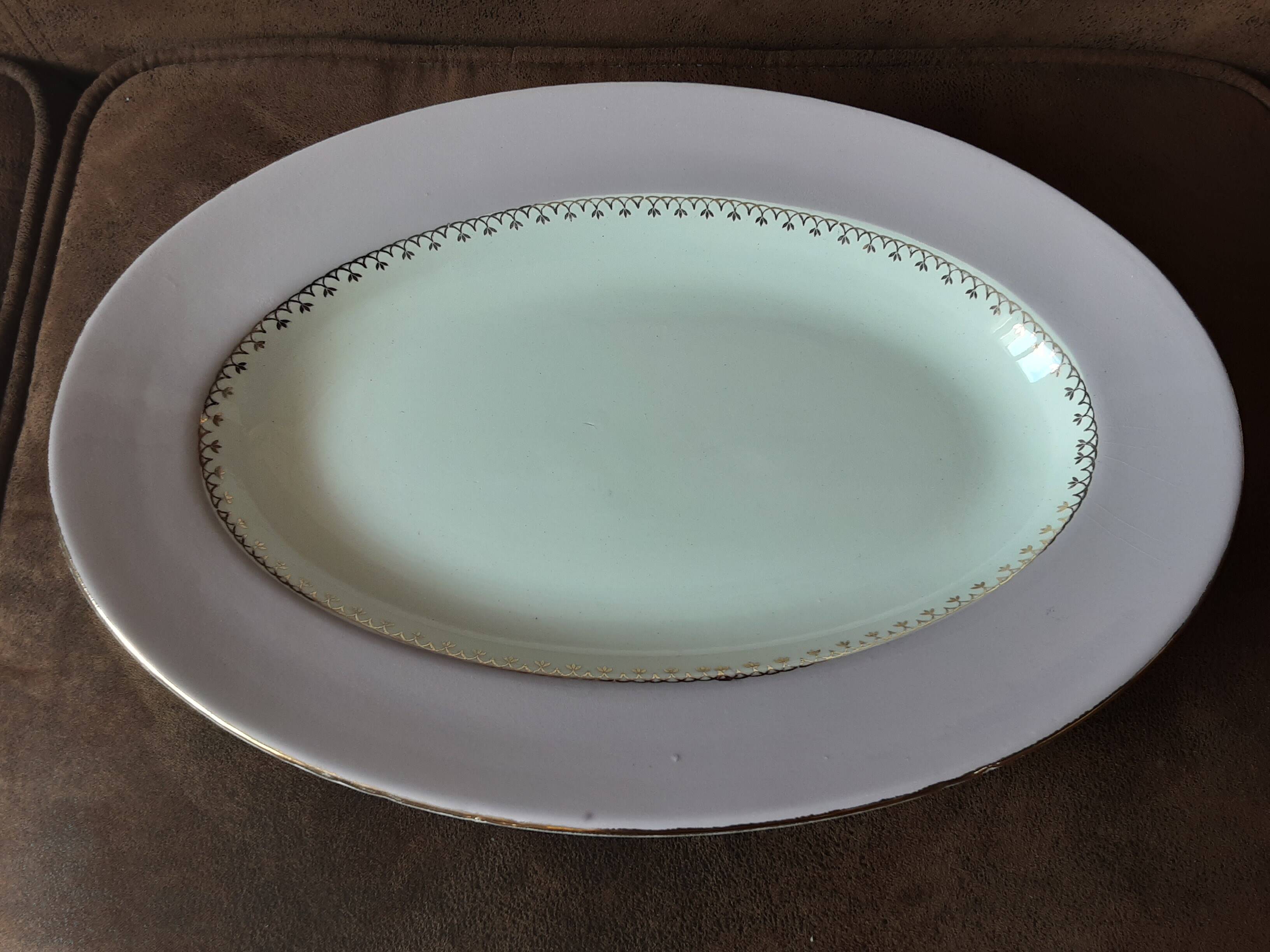 Vintage oval porcelain platter