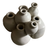 Beige ceramic flower pick
