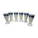Series of 6 porcelain mazagrans from Paris 19th century
