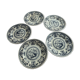 Set of five Lunéville KG Delet dessert plates.