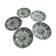 Set of five Lunéville KG Delet dessert plates.