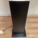 Black steel designer floor lamp 195 CM.
