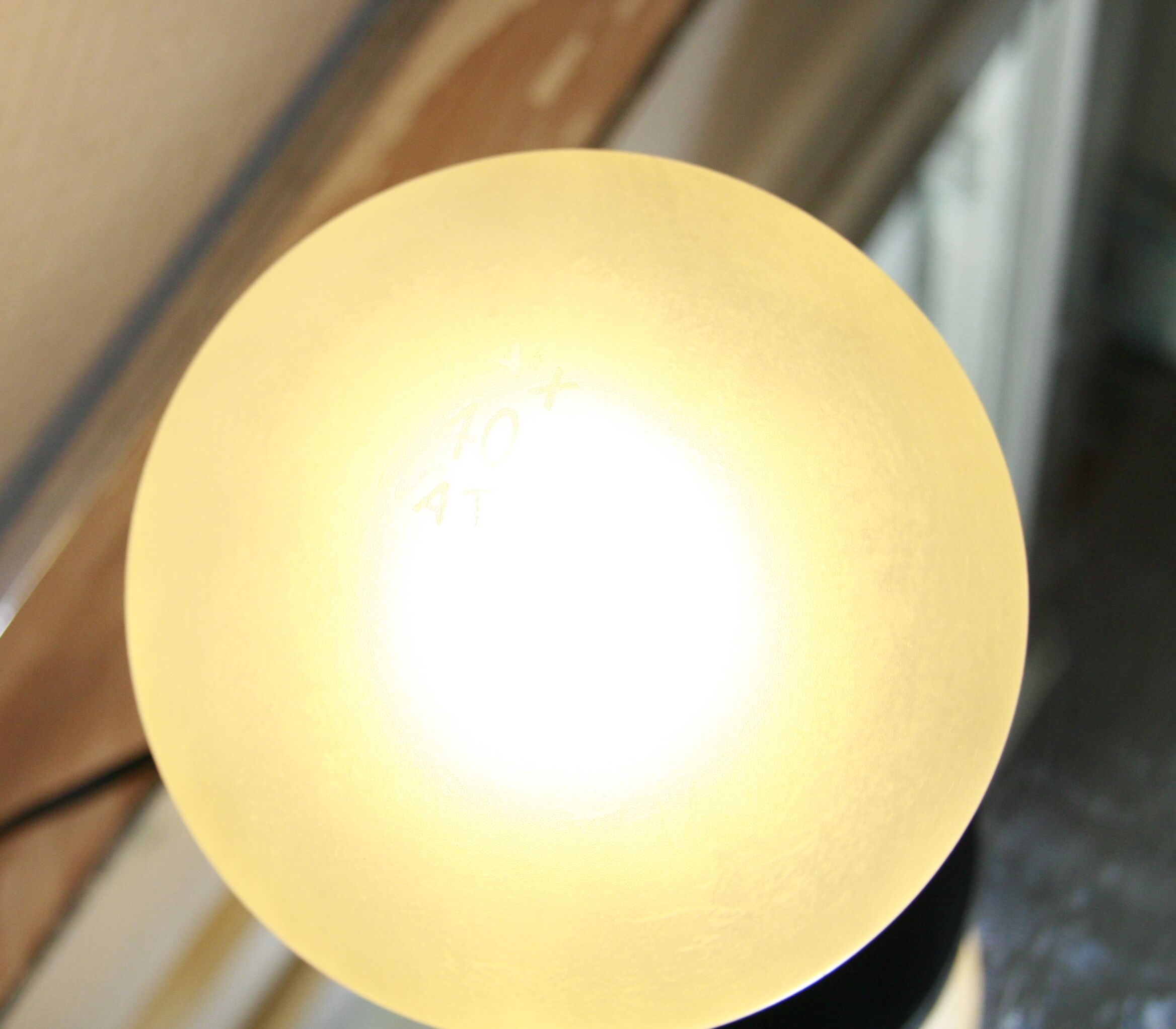 Vintage light bulb lamp 1980/1990