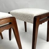 Mid-Century Stools attributed to Paolo Buffa, Italy, 1950s, Set of 2