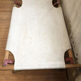 Old picot camp bed
