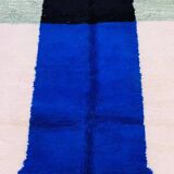 Handmade wool Berber rug 2.5 x 1.5 m