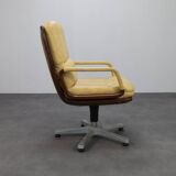 Office chair in leather by Eugen Schmidt, 1960s