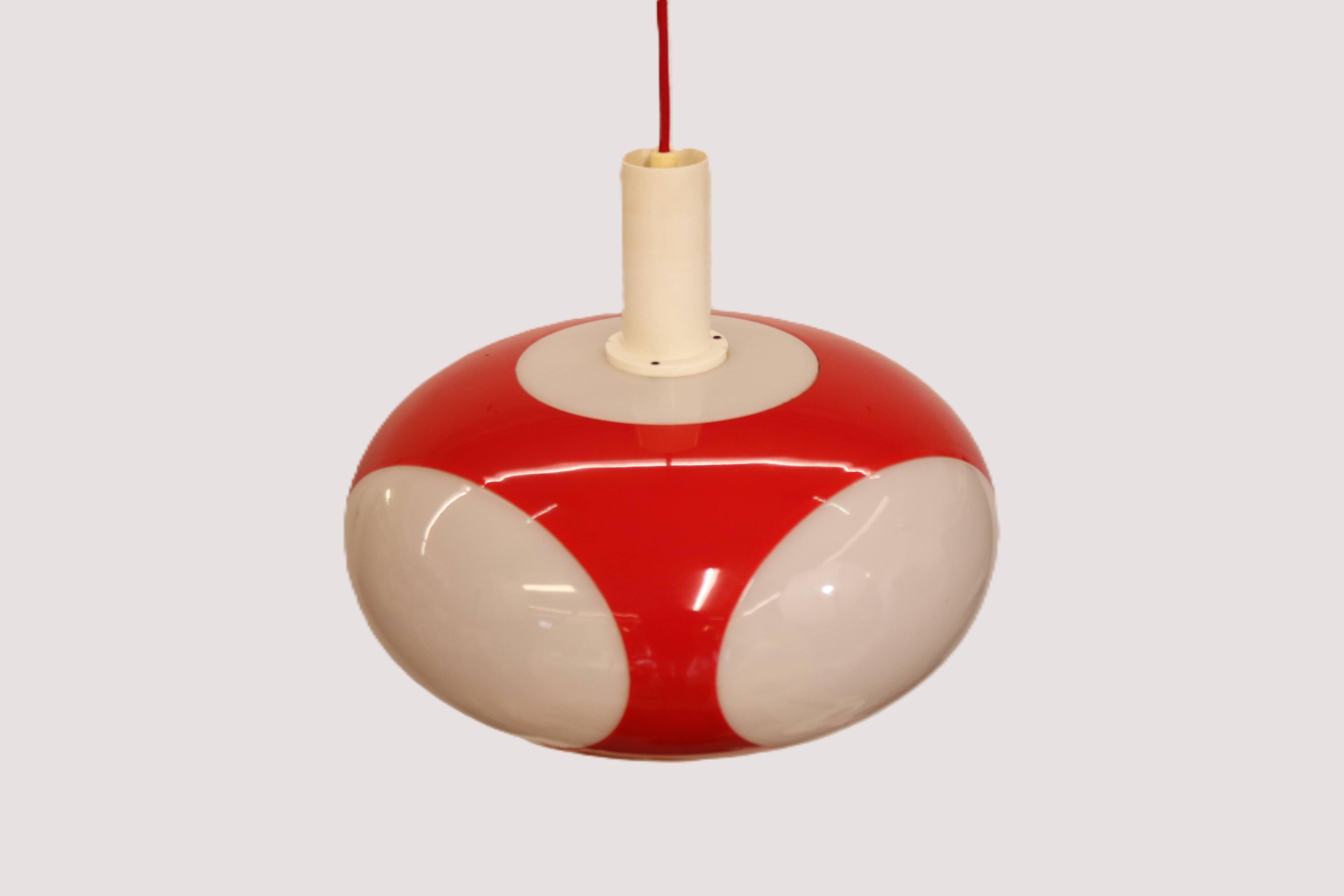Space age bug eye UFO lamp *** Massive Belgium *** rare / white colour ***