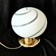 Murano lamp mid century modern pretty shape and design in glass italy 1970