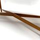 Table basse en bois dans le style de Gio Ponti, Italie, années 1950