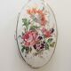 Limoges porcelain candy box decorated with roses