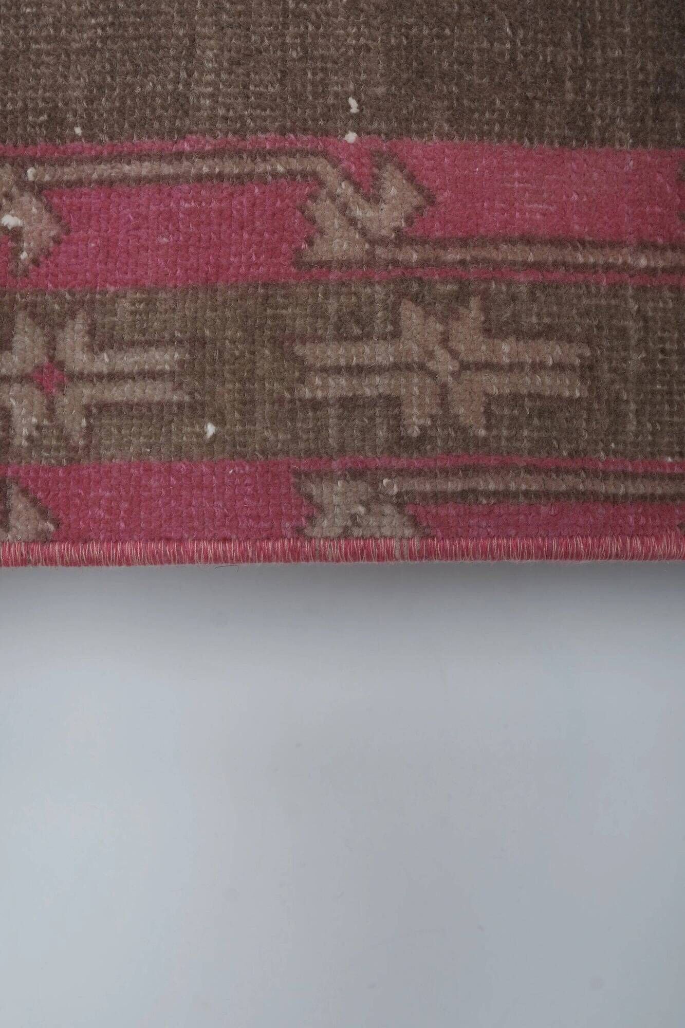Vintage Turkish hallway rug 115x302 cm