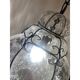 Italian Style Murano Glass Pendant in Transparent