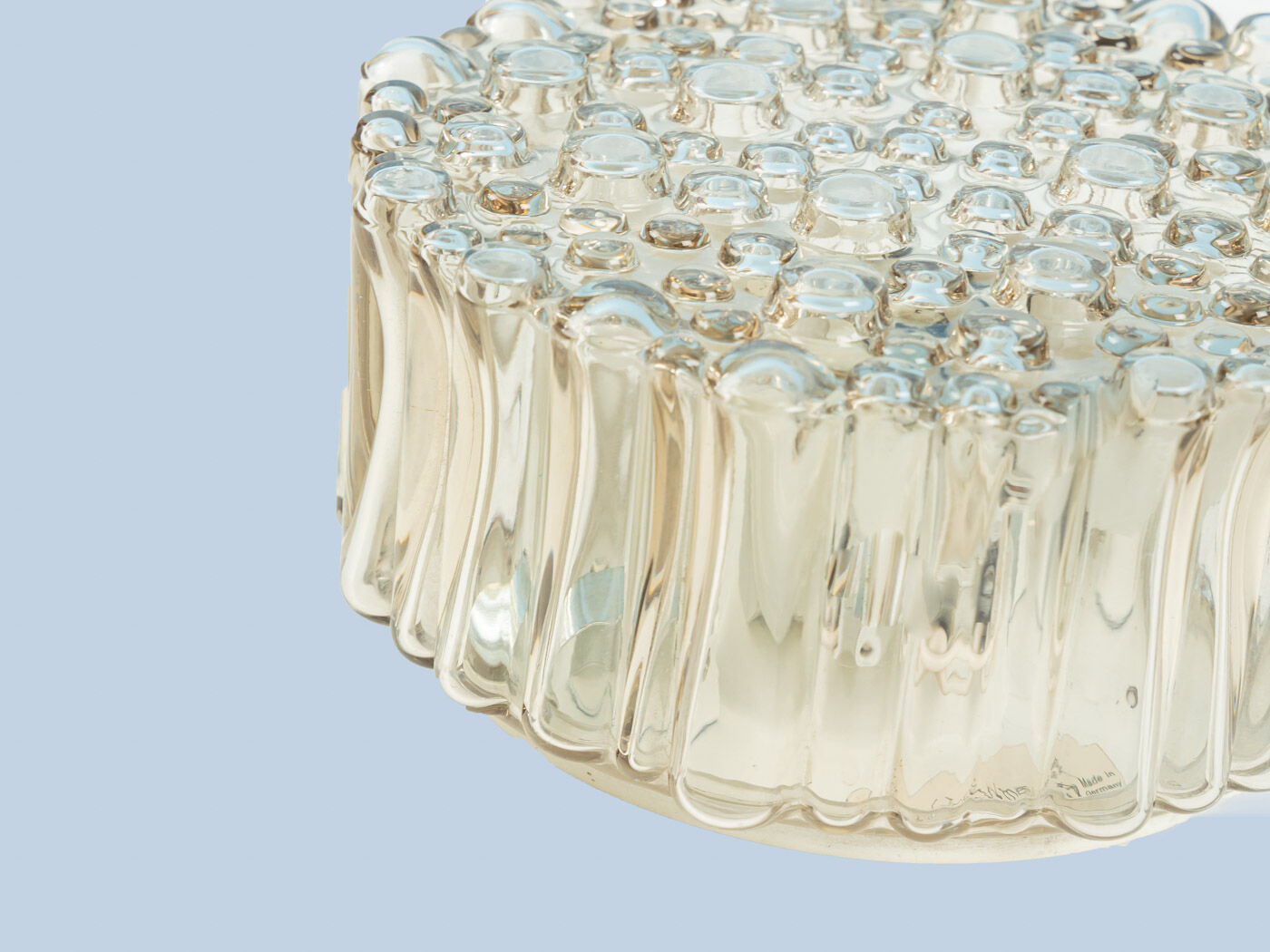 1960s bubble glass ceiling lamp