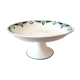 Compotier Longwy green pattern