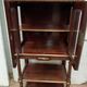 Napoleon III louis XVI style mahogany window and nineteenth century bronze gallery