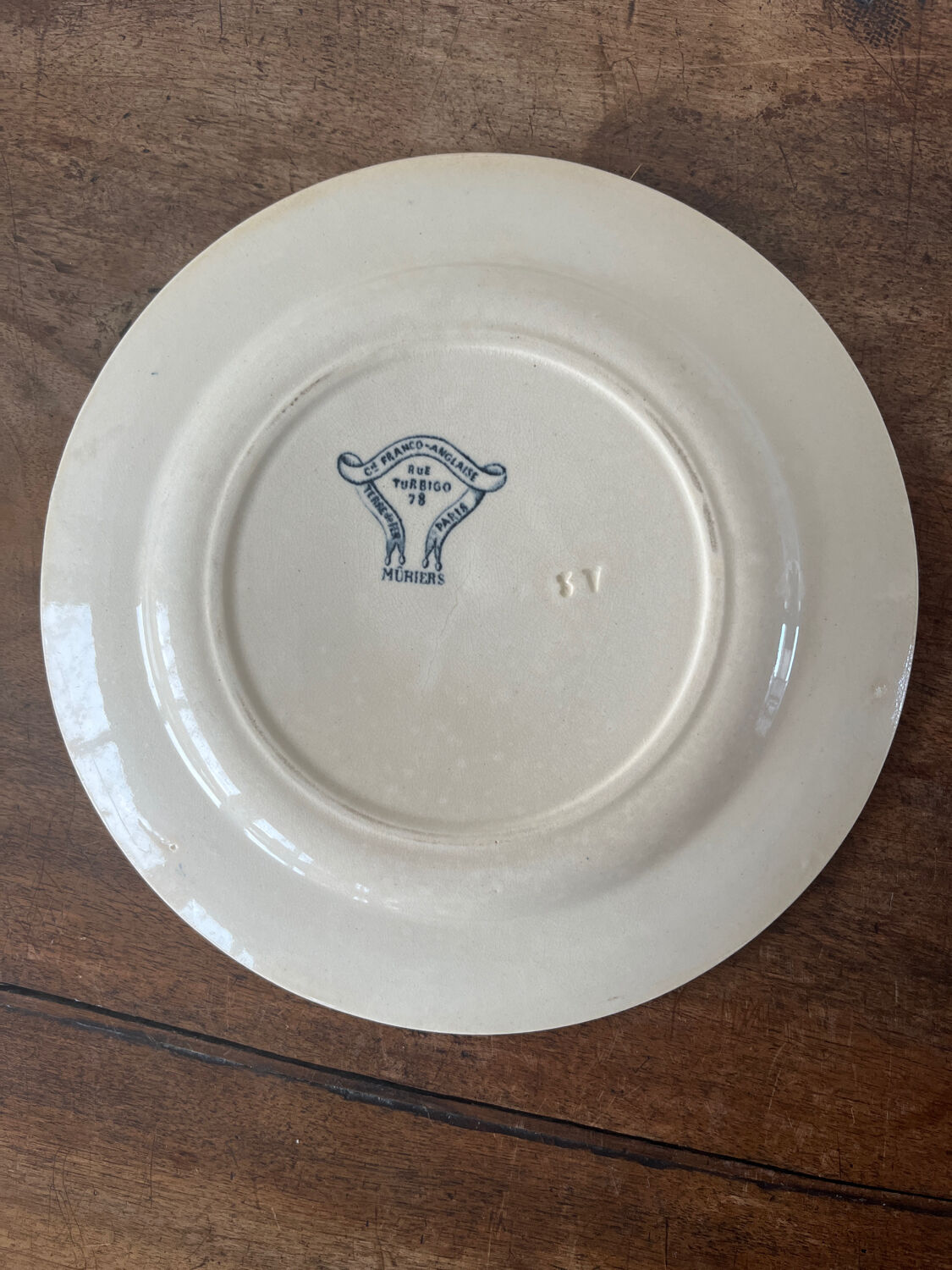 Ancient iron earth plate "mulberry trees"