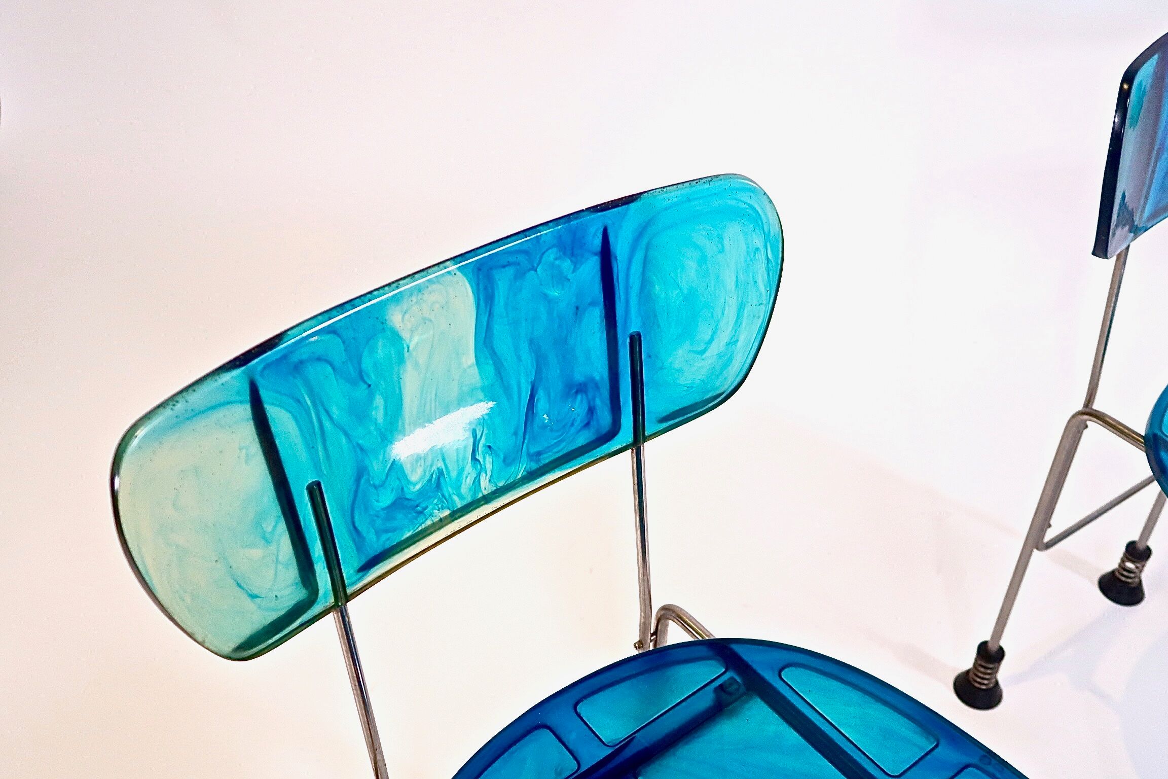Pair of "Broadway" chair by Gaetano Pesce for Bernini, Italy 1990's